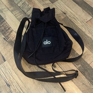 All cross body bucket bag